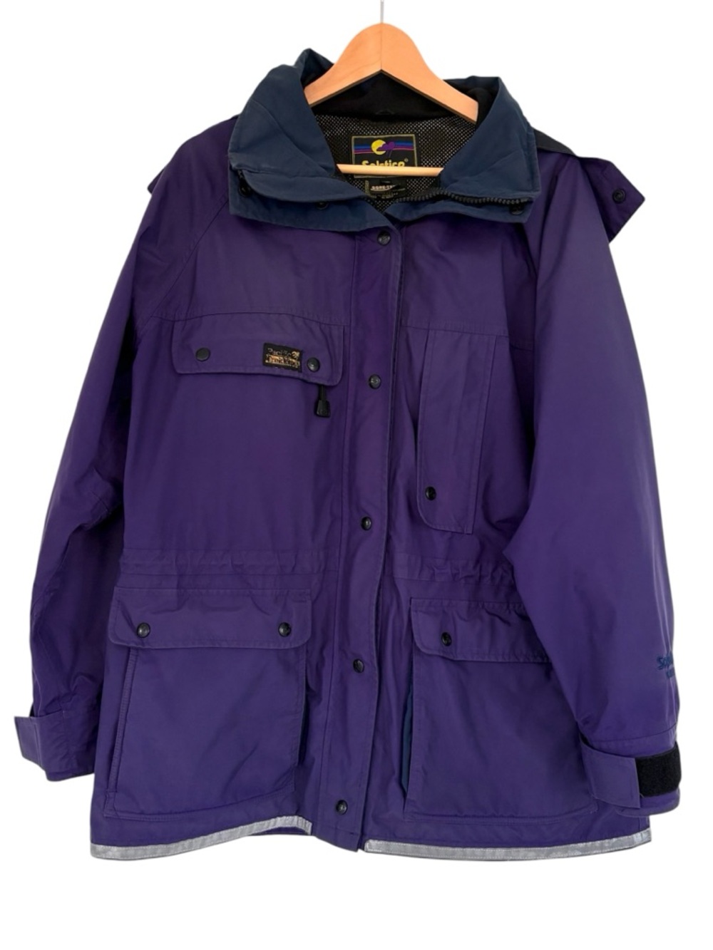 Vintage Solstice Goretex Waterproof Hooded Rain Jacket